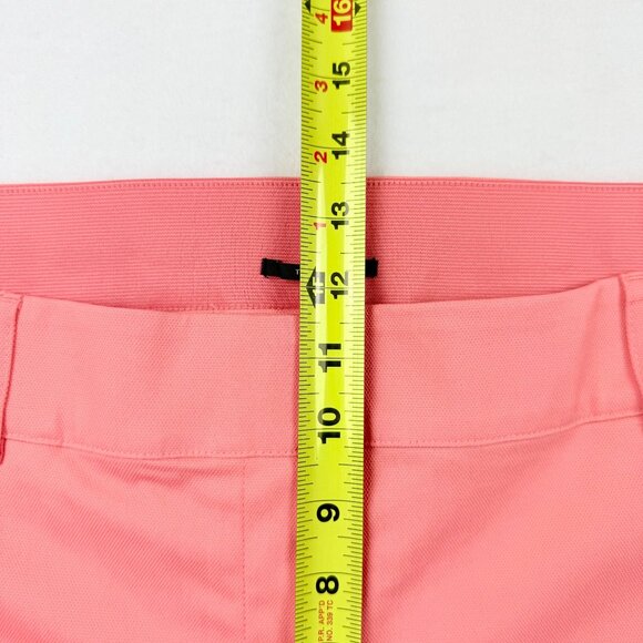 Lane Bryant Women's The Lena Stretch Curvy Coral Cropped Pants Plus Size 22 NWOT - Picture 8 of 10